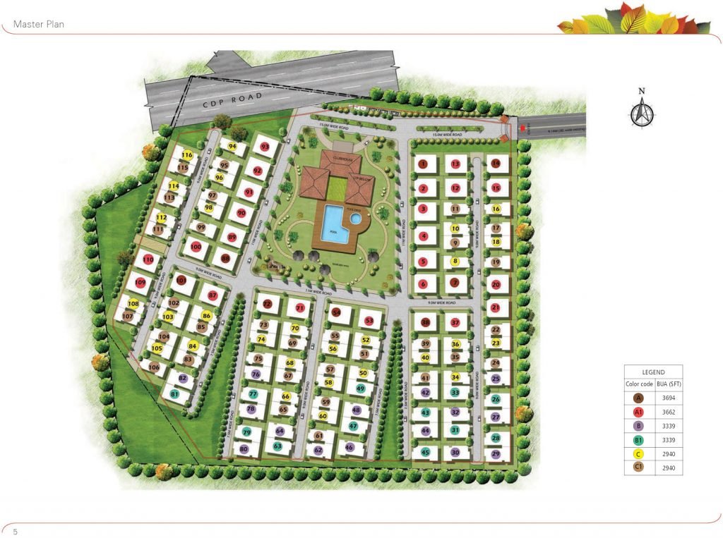 prestige-glenwood-Villas-in-Avalon-Layout-Bangalore-Image-Master-Plan
